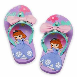 Disney Store Sofia Flip Flops Shoes Sandles- Size 9/10