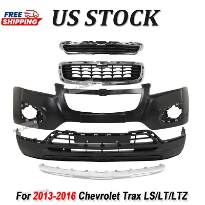 For 2013-2016 Chevrolet Trax 4-Door Front Upper & Lower Bumper Cover & Grille Foto 1 de 4