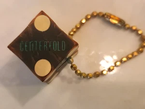 Centerfold Casino? Las Vegas Dice Keychain Fob Rough Damaged Cracks RARE Vintage - Picture 1 of 18