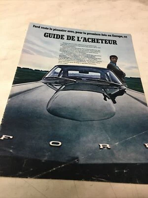 Catalogo Prospectus Brochure Ford Capri 20M 26M Escort 17M 12M 15M Mustang - Immagine 1 di 4