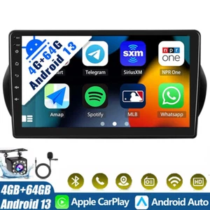 64G Carplay Android 13 Car Stereo For Citroen Nemo Bipper Fiat Fiorino Radio Cam - Picture 1 of 21
