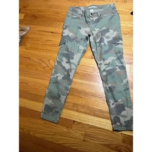American Rag Camo Cargo Pants Slim Fit Military Style Size 7 - Picture 1 of 7