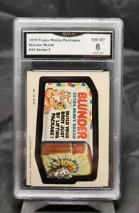 #19 Fehler Brot Topps verrückte Pakete Serie 1 GMA 8 NM-MT - Bild 1 von 2