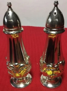 W.B. Mfg Co. (Weidlich Bros) Silber Teller Salz & Pfefferstreuer #52 Vintage - Bild 1 von 10