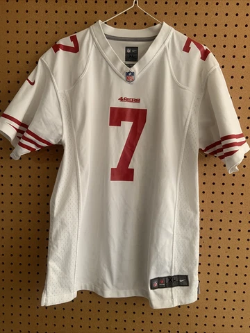 Colin Kaepernick San Francisco 49ers Jersey Youth XL Nike On Field NFL White Cover