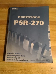Yamaha Portatone PSR-270 Owner’s Manual - Picture 1 of 6
