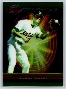 1994 Topps Finest Brent Gates   Oakland Athletics #7