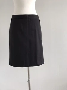 COSTUME NATIONAL WOOL SPANDEX STRAIGHT POCKETS LINED SKIRT SIZE 44 - Picture 1 of 9