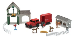 NEWRAY - Voiture 4x4 avec Van - Écurie avec JEEP - 1/32 - NEW05885C - Picture 1 of 2