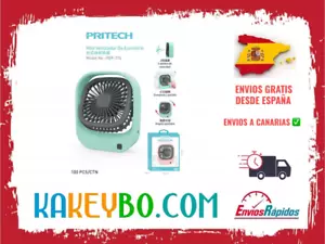 MINI VENTILADOR PARA ESCRITORIO PORTATIL 2 VELOCIDADES CARGA USB ENVIO 48H 🚚💨 - Foto 1 di 1
