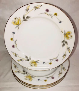 4 Eschenbach Baronet China * MELODY* 8" SALAD PLATES - Picture 1 of 2