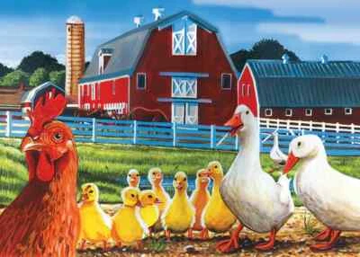Dwight's Duck 35 Piece Tray Jigsaw Puzzle Cobble Hill New - Image 1 of 2