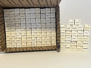 One Hundred And Seven 6GM6 Vintage Vacuum Tube Lot 107 Tubes total - Picture 1 of 4