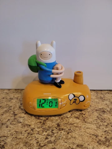 Cartoon Network Adventure Time Digital Alarm Clock W/ Projector Finn &Jake Cover