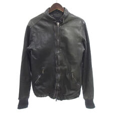 GIORGIO BRATO #1 Double zip design uneven dyed leather jacket Size Men's