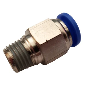 2pcs 3/8" OD Tube X 1/4" NPT Pneumatic Fitting, Push To Connect Air Fitting - Picture 1 of 7