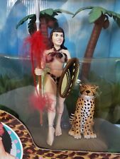 BRAND NEW ORIGINAL PINUP GIRL BETTIE PAGE IN JUNGLE POSE ACTION FIGURE