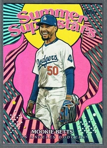 2025 Topps Serie 2 Mookie Betts Summer Superstars Rosa #SS-20 Dodgers SP - Imagen 1 de 2