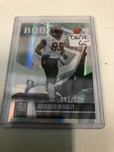Donruss Elite #175 2006 Camerion Wimbley RC 082/599 - casi nuevo-como nuevo - Imagen 1 de 2