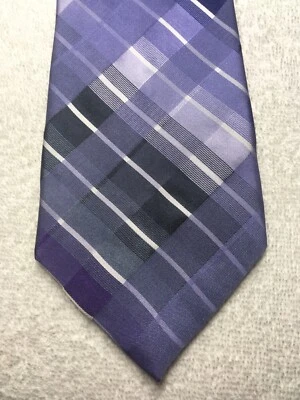 CORBATA CALVIN KLEIN HOMBRE MORADO GRIS AZUL 3,5 X 61 Foto 1 de 4