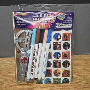 ROSEART Star Wars Fun Kit NUOVO 1997 oltre 100 adesivi sigillati - Foto 1 di 2