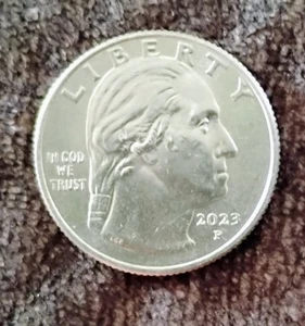 Jovita Idar Quarter 2023 P Mint Error Coin with 'In Cod We Trust' - Picture 1 of 2