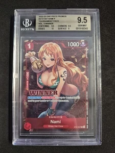 One Piece, Nami, Winner Card, Beckett BGS 9.5, ST01-007 C Alt Art, inglés - Imagen 1 de 2