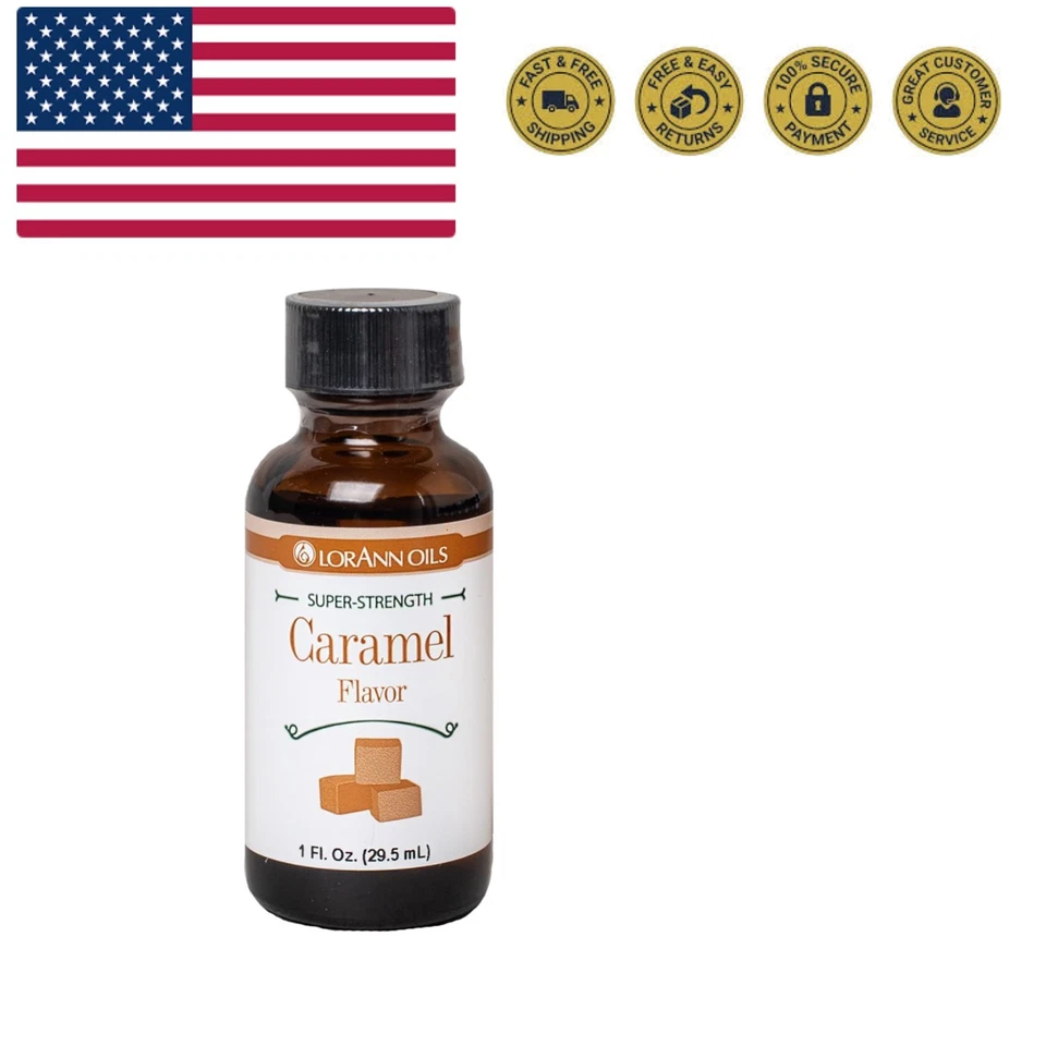 Lorann Oils Caramel 1 Ounce Flavoring
