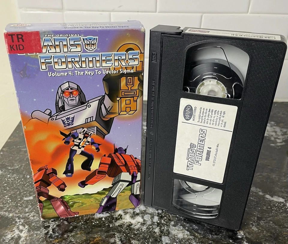 The Original Transformers - Vol. 4: The Key To Vector Sigma (VHS, 2000) TESTED!! - Image 1 of 4