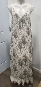 Soft Surroundings Summer Breeze Beachy Maxikleid Gr. L Träger Boho - Bild 1 von 10