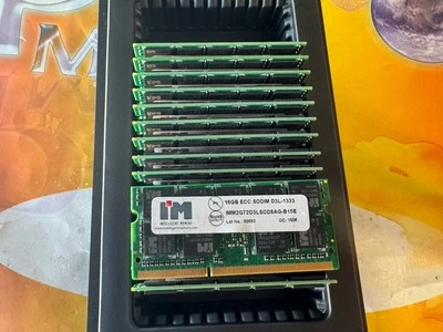 IMM2G72D3LSOD8AG-B15E Intelligent 16GB PC3-10600 DDR3-1333MHz ECC Unbuffered SOD - Image 1 of 3
