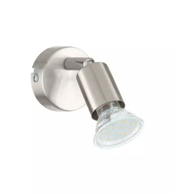 FARETTO A PARETE DA INTERNO EGLO "BUZZ LED" GRIGIO 3000K - Immagine 1 di 4