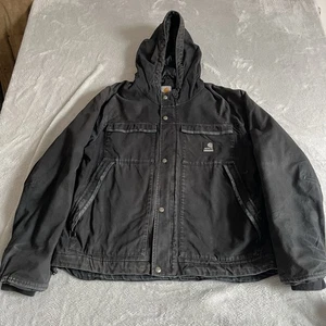 Carhartt Cotton Canvas Jacke Herren Large XL Schwarz Wasserdicht Distressed Utility - Bild 1 von 18