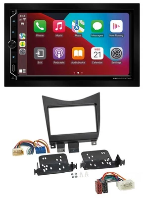 ESX 2DIN DAB USB MP3 Bluetooth Autoradio für Honda Accord 02-08 schwarz - Bild 1 von 4