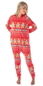 Friends TV Show Mujer Central Perk Feo Navidad Suéter Con Capucha Pijama Unión - Imagen 1 de 4