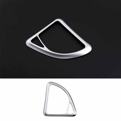 Cubierta de tira de cambio central plateada mate para BMW Serie 1 E81 2007-11 Foto 1 de 4