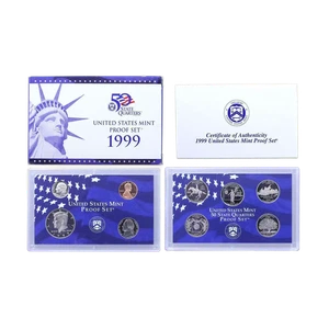 1999 Clad Proof Set: (1.91FV) - Picture 1 of 1