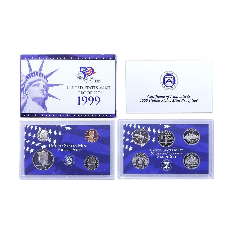 1999 Clad Proof Set: (1.91FV) - Image 1 of 1