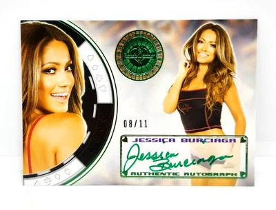 JESSICA BURCIAGA /11 AUTO ~ 2014 BENCH WARMER AUTHENTIC AUTOGRAPH CARD #27 - Image 1 of 2