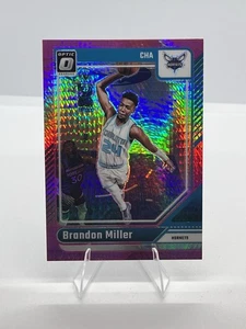 Brandon Miller |Hornets| 2024-25 Donruss Optic No. 16| Pink Hyper Prizm Parallel - Imagen 1 de 1