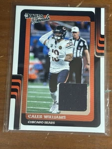 2025 Donruss Threads Caleb Williams Patch Bears DTH-CWS - Bild 1 von 2