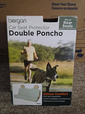 Protetor de assento de gato poncho duplo Bergan à prova d'água - Imagem 1 de 3