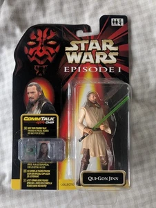 Figura Qui Gon Jinn Star Wars Episodio 1 nuevo chip commtalk commtech - Imagen 1 de 1