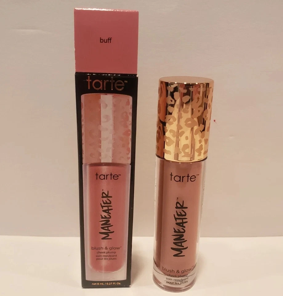 Tarte ~ Maneater ~ Blush & Glow Cheek Plump ~ Buff ~ Full Size 0.27 fl oz ~ NIB - Image 1 of 1