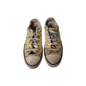 Converse Lemon Print Low Top Sneaker Junior Jugend Gr. 3 gelb Schnürschuhe - Bild 1 von 7