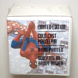 1994 Spider-Man Porcelain Ornament SEALED Randy Bowen 5049 of 7000 Hand Painted - Picture 1 of 5