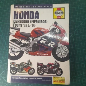 Manual de servicio y reparación Haynes Honda CBR900RR (FIREBLADE) CUATRO 92 A 99 - Imagen 1 de 11