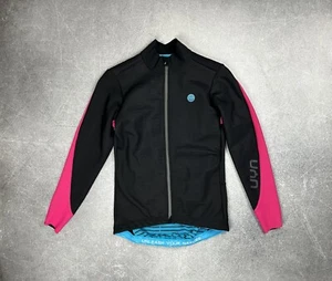 UYN Aerofit Women’s Biking Jacket AREAS Cycling Medium Black Pink - Picture 1 of 14