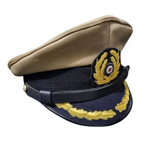 WW2 German Kriegsmarine Tropical Visor Cap Junior Officer US Uniform Air Force 1 - Picture 1 of 6
