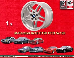 1 Cerchio BMW M-Parallel 8x18 ET20 s5 E28 E34 E39 E60 E61 s6 E24 s7 E23 E32 E38 - Imagen 1 de 6